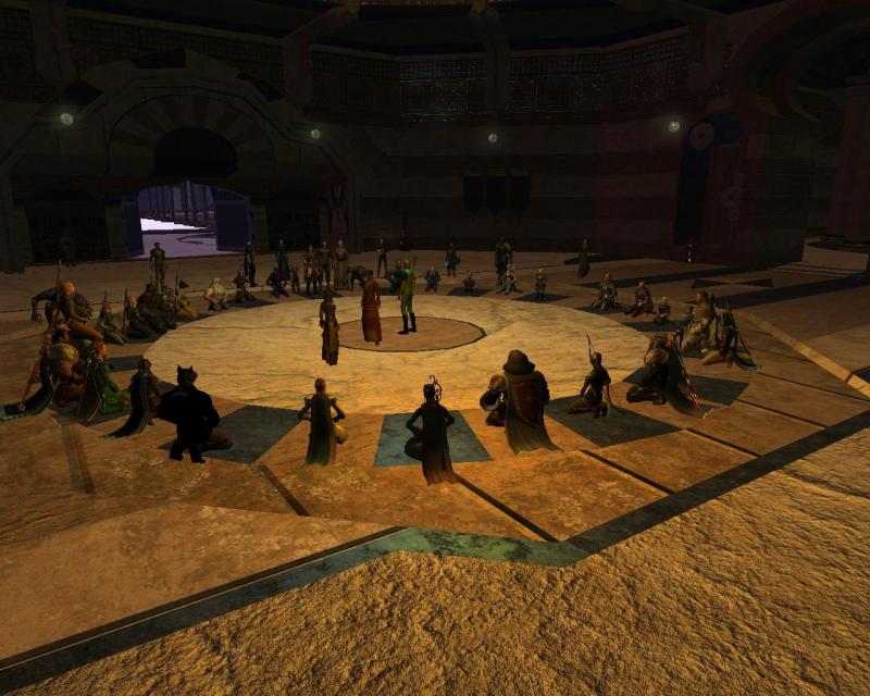 ... mit der Zeit wird's richtig voll.